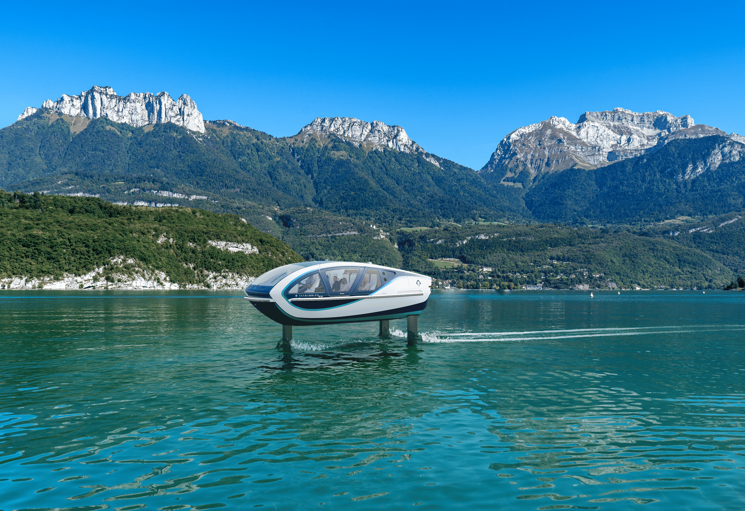 SeaBubbles, le bateau volant à hydrogène, 0 vague, 0 bruit, 0 émission